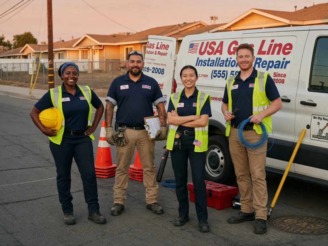 Gas Line Installation company in Houston, DE